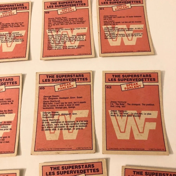 1985 WWF O Pee Chee Wrestling  Cards The Superstars Lot of 17 - Picture 13 of 14